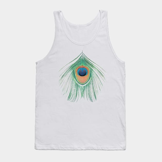 Peacock Feather Tank Top by goatboyjr